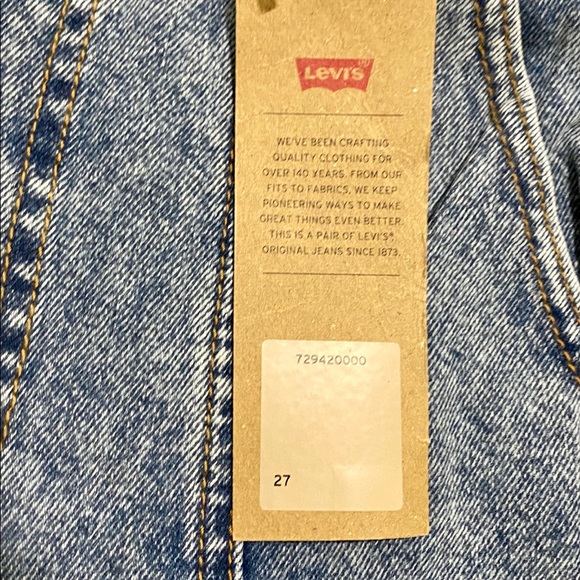Levi’s Vintage Mom Utility Overalls Stone Wash NWT - Picture 10 of 13